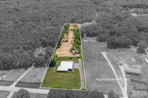 2.68 Acres of Land with Home for Sale in Lincolnton, North Carolina
