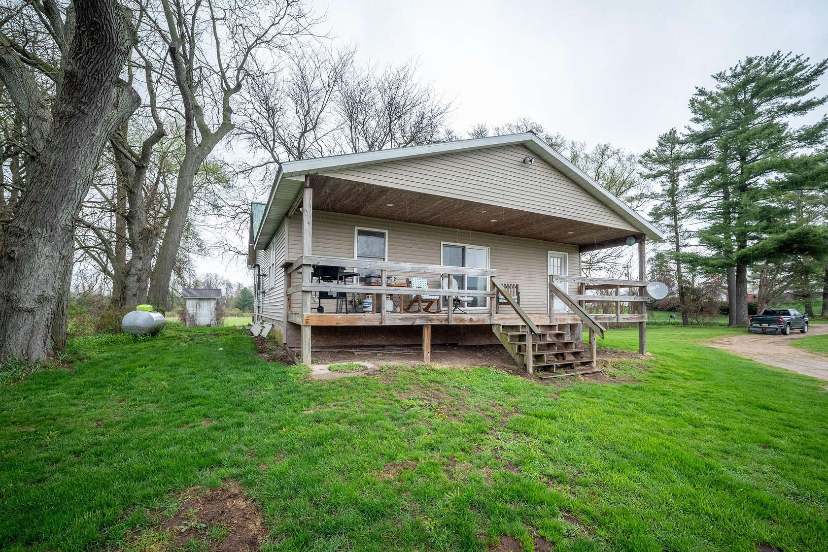 40 Acres of Land with Home for Sale in Stanwood, Michigan