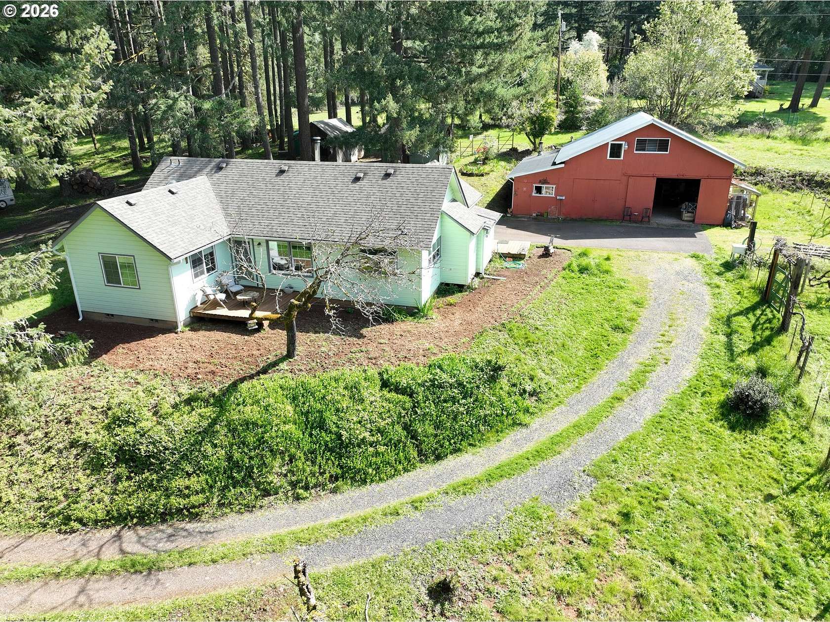 4.48 Acres of Land with Home for Sale in Springfield, Oregon