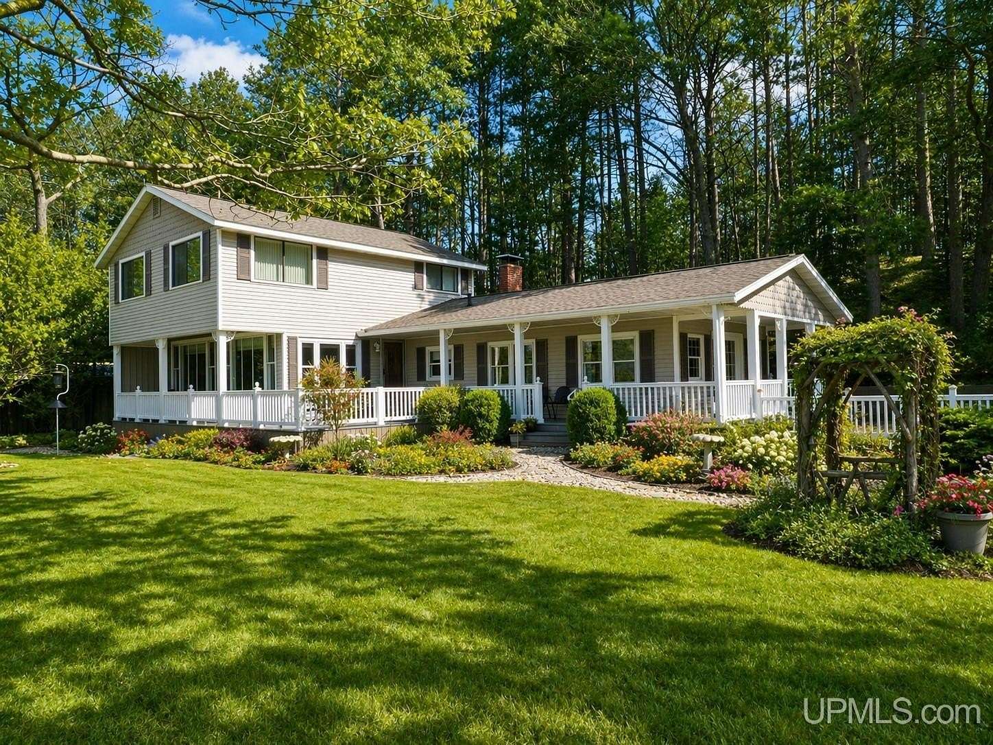 2.12 Acres of Land with Home for Sale in Rapid River, Michigan