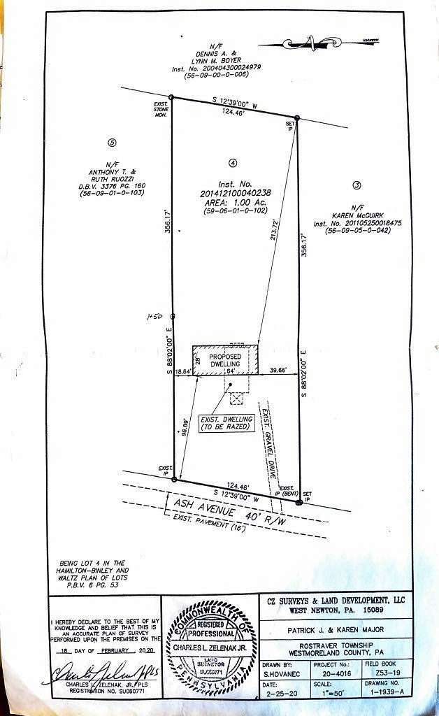 1 Acre of Residential Land for Sale in Rostraver Township, Pennsylvania