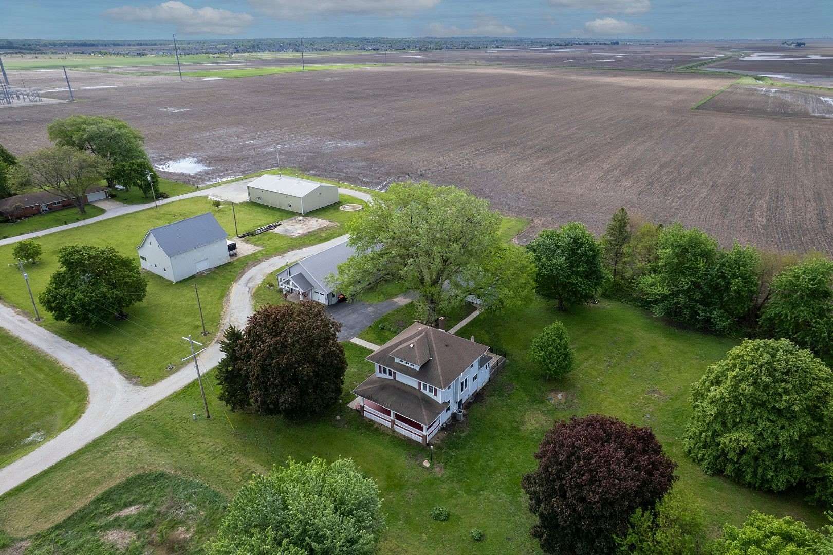 2.1 Acres of Land with Home for Sale in Champaign, Illinois