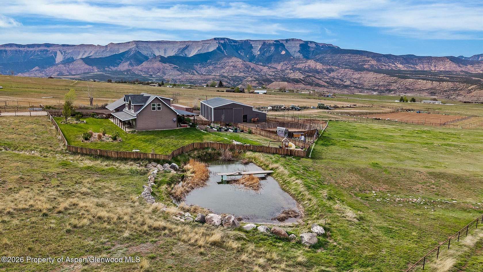 40 Acres of Agricultural Land with Home for Sale in Rifle, Colorado
