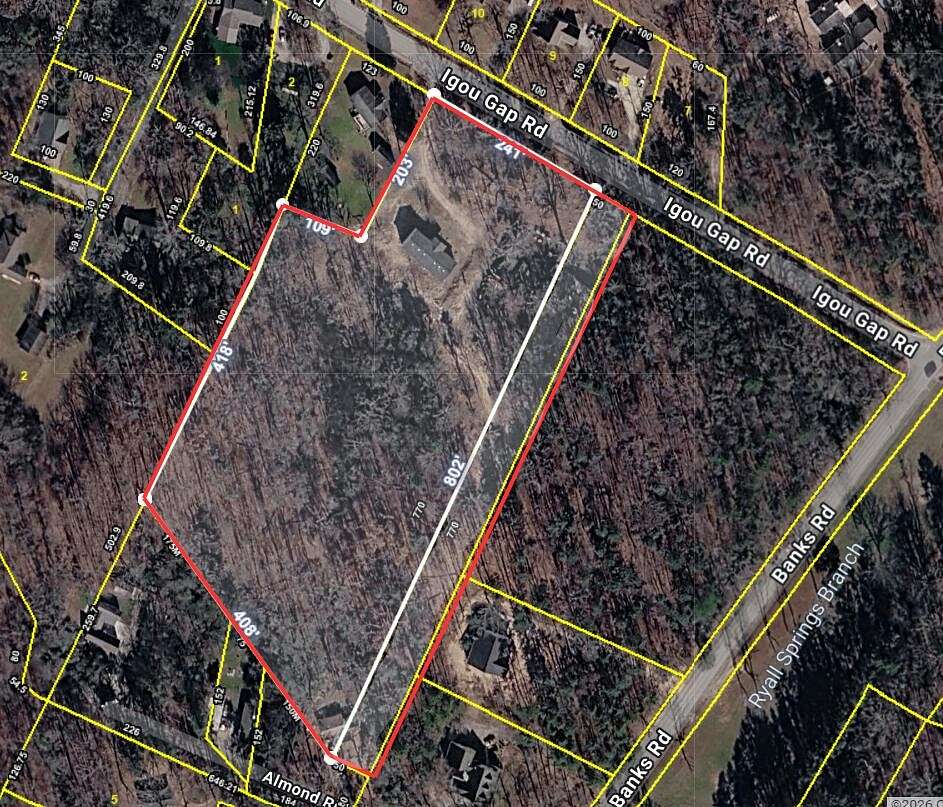 6.5 Acres of Land with Home for Sale in Chattanooga, Tennessee