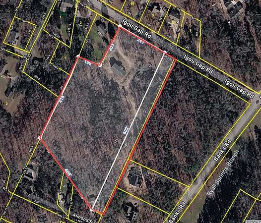 6.5 Acres of Land with Home for Sale in Chattanooga, Tennessee