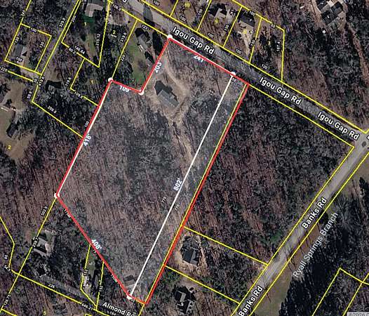6.5 Acres of Land with Home for Sale in Chattanooga, Tennessee
