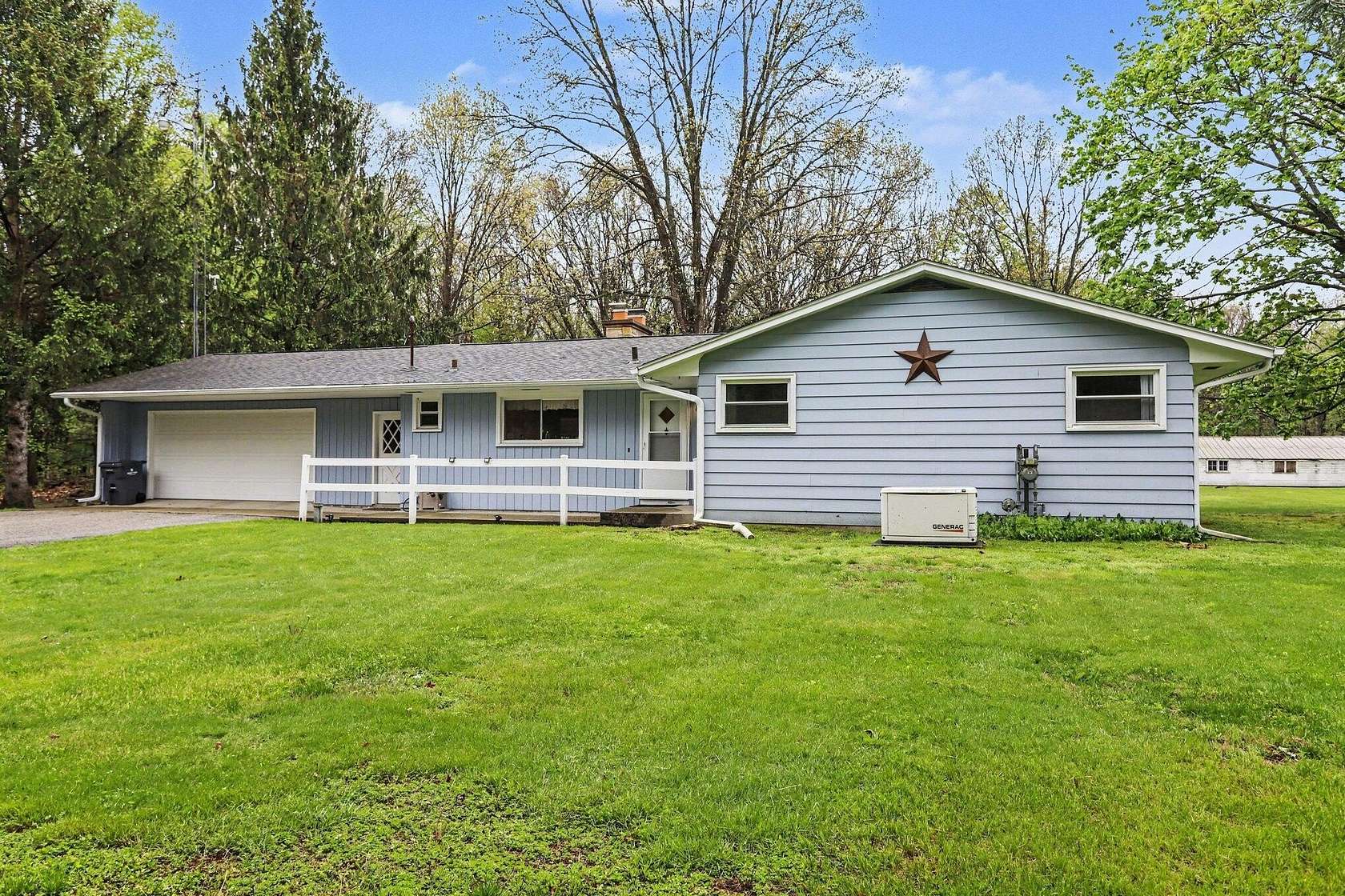11.1 Acres of Land with Home for Sale in Galesburg, Michigan