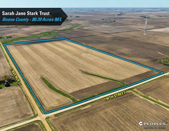 80.2 Acres of Land for Auction in Ogden, Iowa