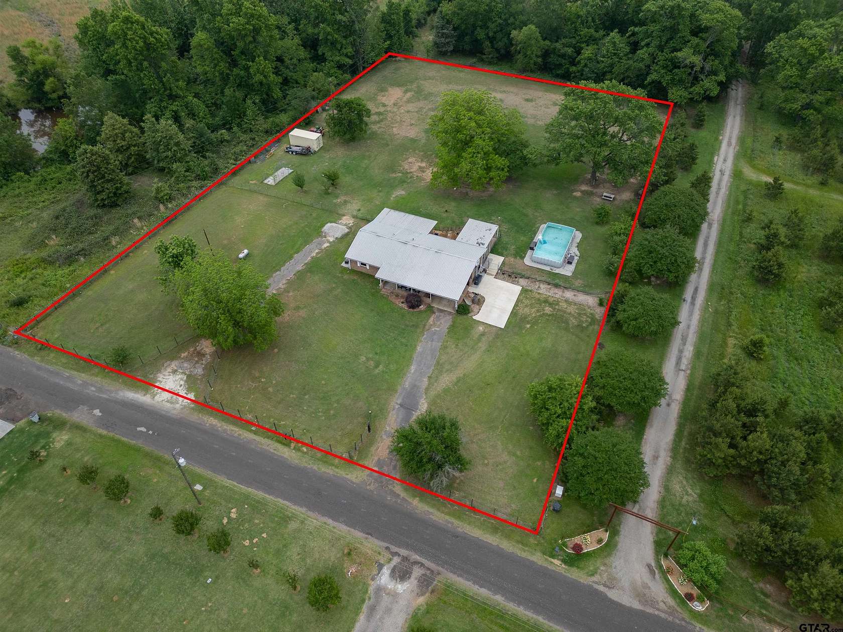 2 Acres of Land with Home for Sale in Alba, Texas