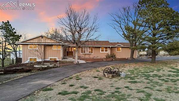 6.76 Acres of Land with Home for Sale in Colorado Springs, Colorado