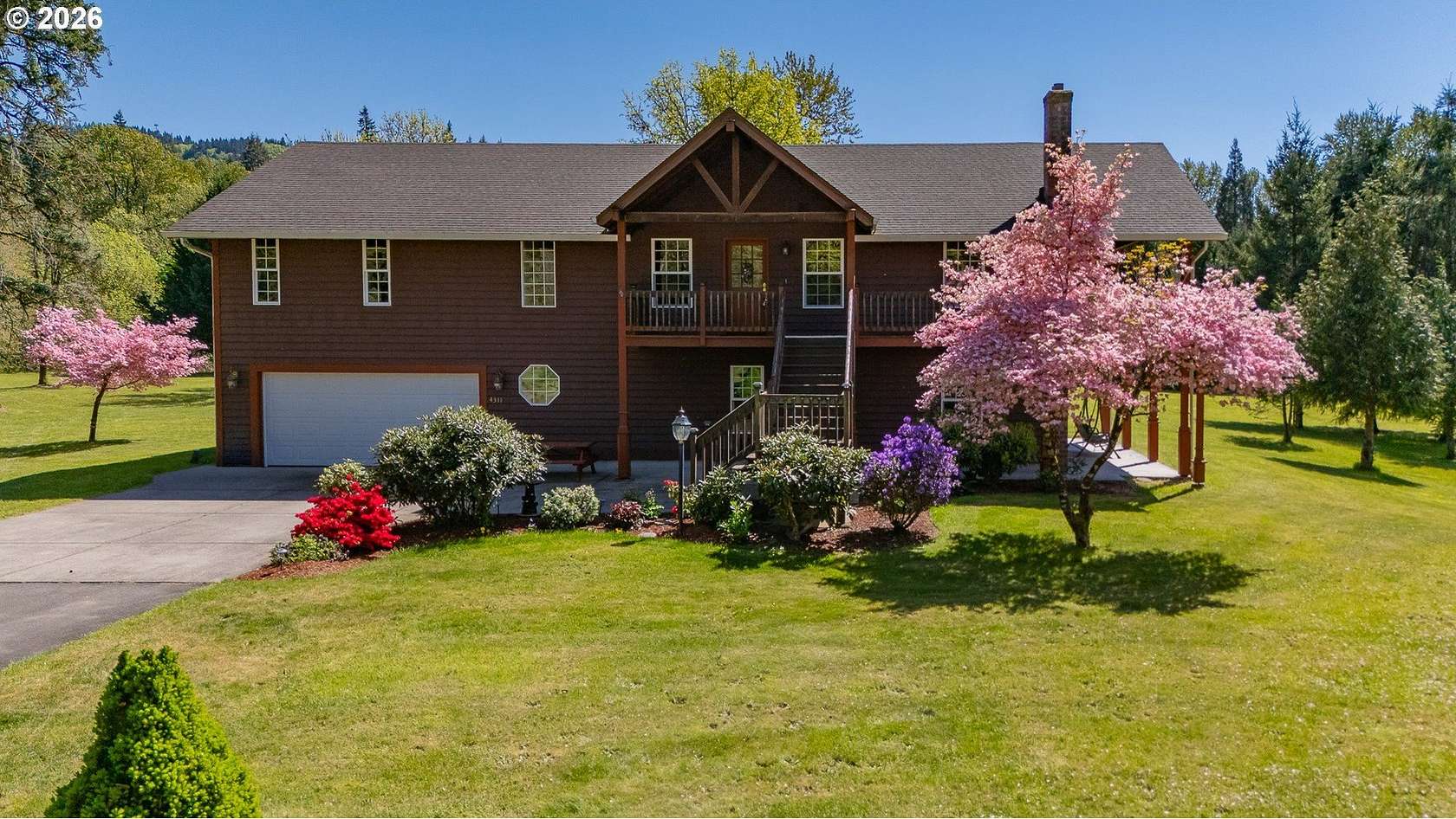 10.5 Acres of Recreational Land with Home for Sale in Woodland, Washington