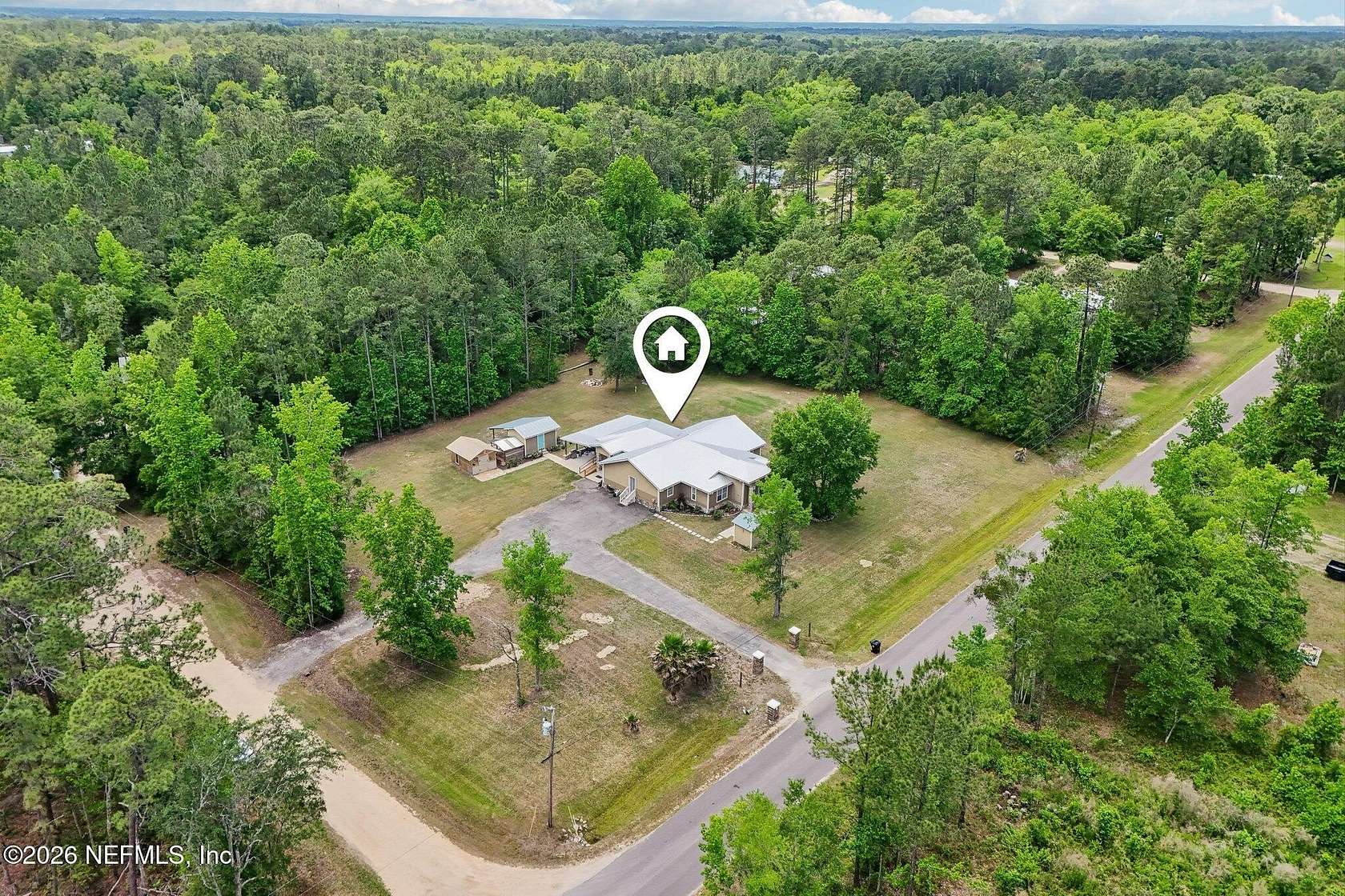 2.42 Acres of Land with Home for Sale in Middleburg, Florida
