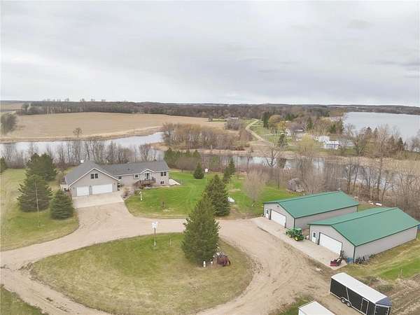 13.5 Acres of Land with Home for Sale in Pelican Rapids, Minnesota