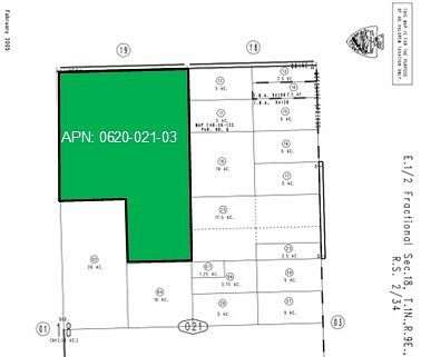 50 Acres of Agricultural & Residential Land for Sale in Twentynine Palms, California