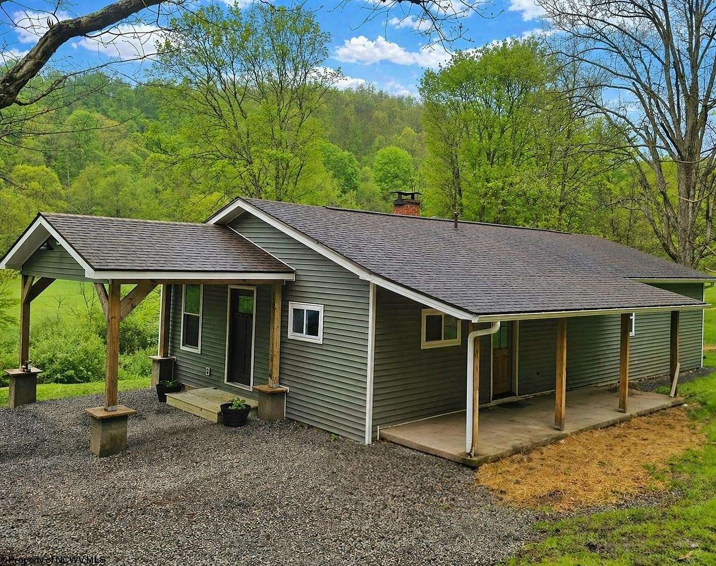 13.8 Acres of Recreational Land with Home for Sale in Wallace, West Virginia