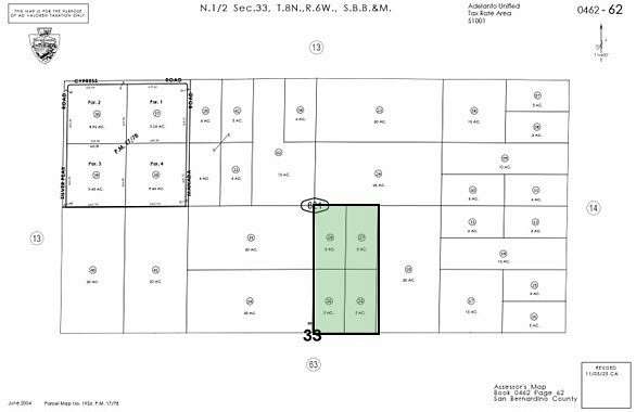 5 Acres of Residential Land for Sale in Helendale, California