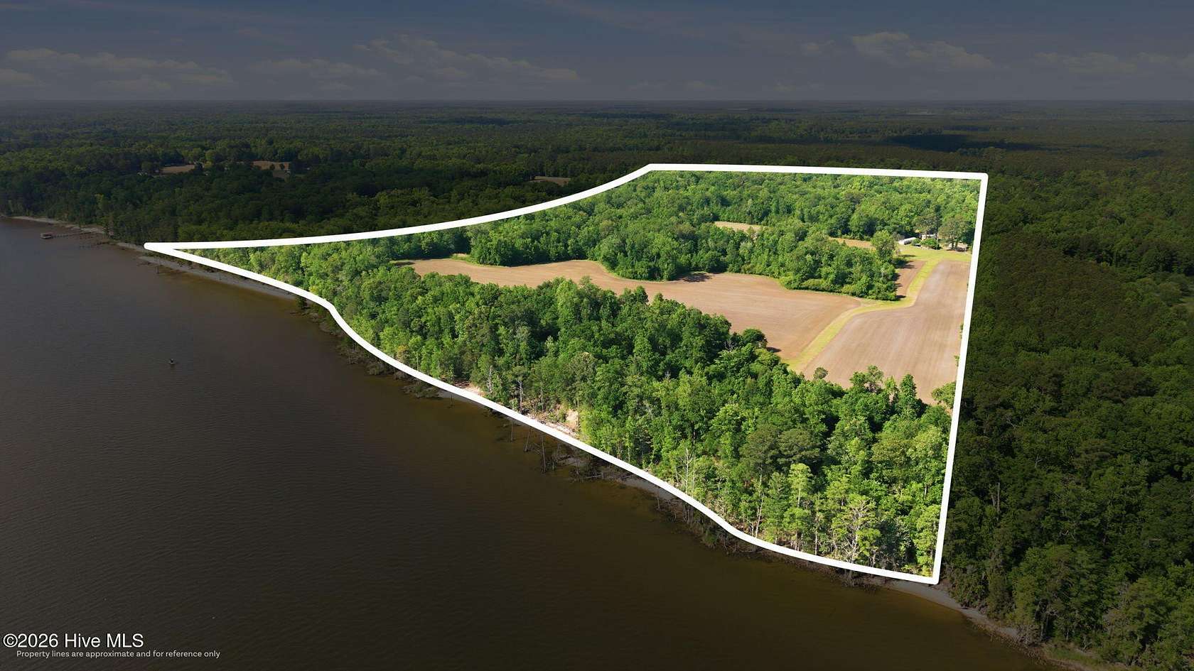 65 Acres of Recreational & Residential Land for Sale in Blounts Creek, North Carolina