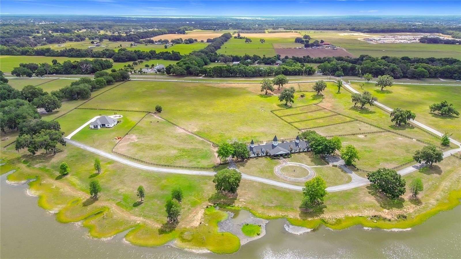 43.7 Acres of Agricultural Land with Home for Sale in Summerfield, Florida