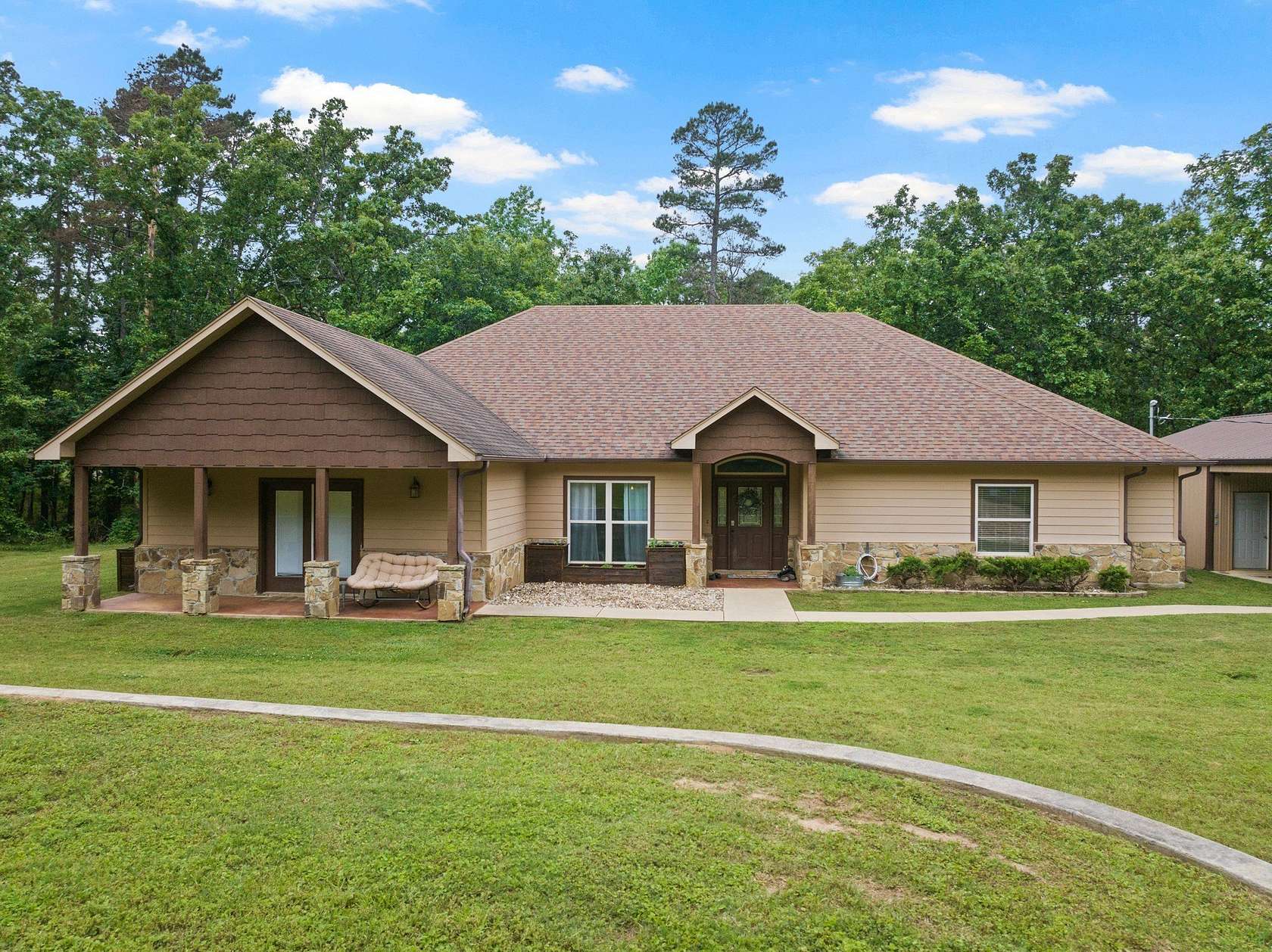 10.1 Acres of Land with Home for Sale in Avinger, Texas