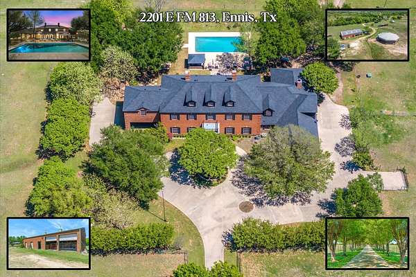 38.5 Acres of Land with Home for Sale in Ennis, Texas