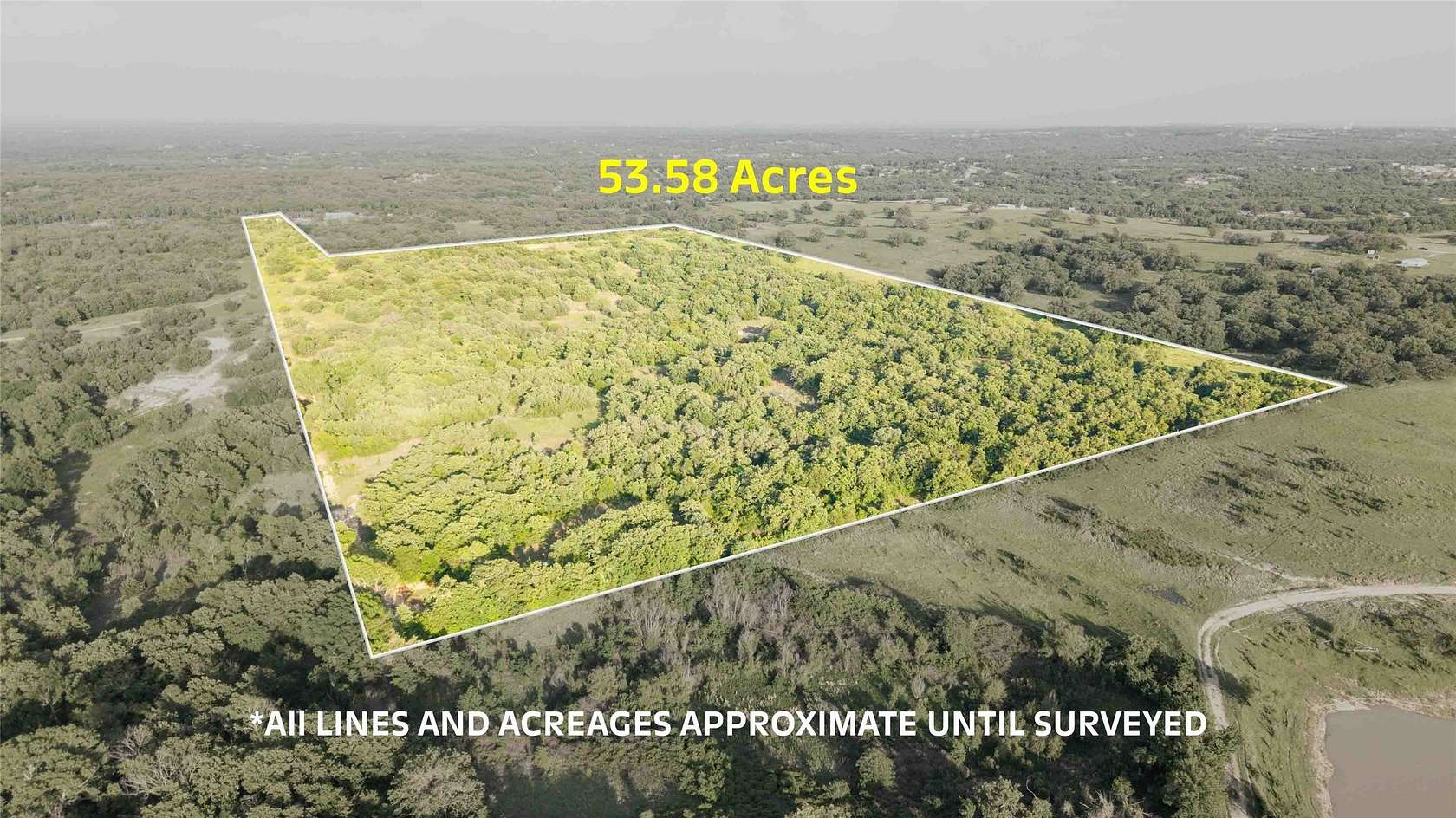 53.8 Acres of Recreational & Residential Land for Sale in Springtown, Texas