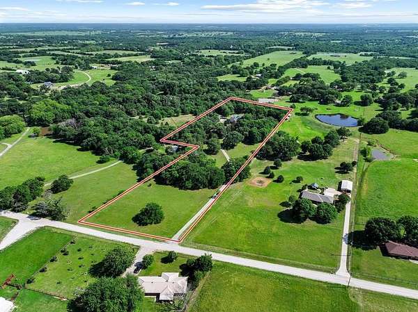 6.34 Acres of Land with Home for Sale in Denison, Texas