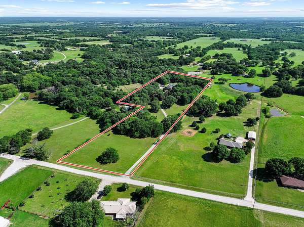 6.34 Acres of Land with Home for Sale in Denison, Texas