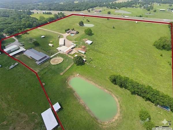 64.4 Acres of Land with Home for Sale in Campbell, Texas