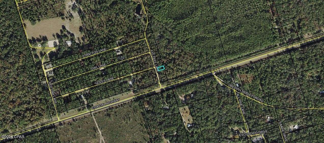 0.12 Acres of Residential Land for Sale in Crawfordville, Florida