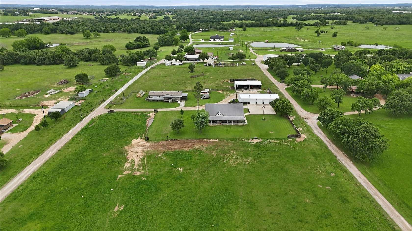 9.79 Acres of Land with Home for Sale in Paradise, Texas