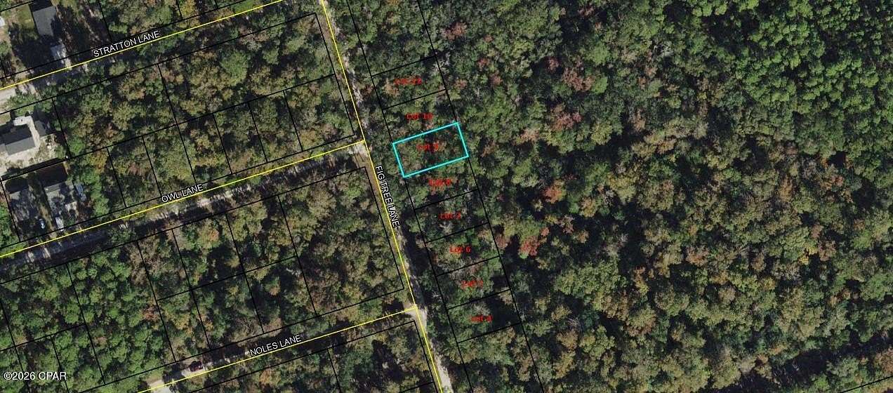 0.12 Acres of Residential Land for Sale in Crawfordville, Florida