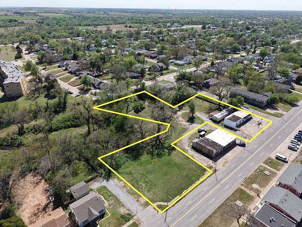 1.66 Acres of Improved Mixed-Use Land for Auction in Enid, Oklahoma