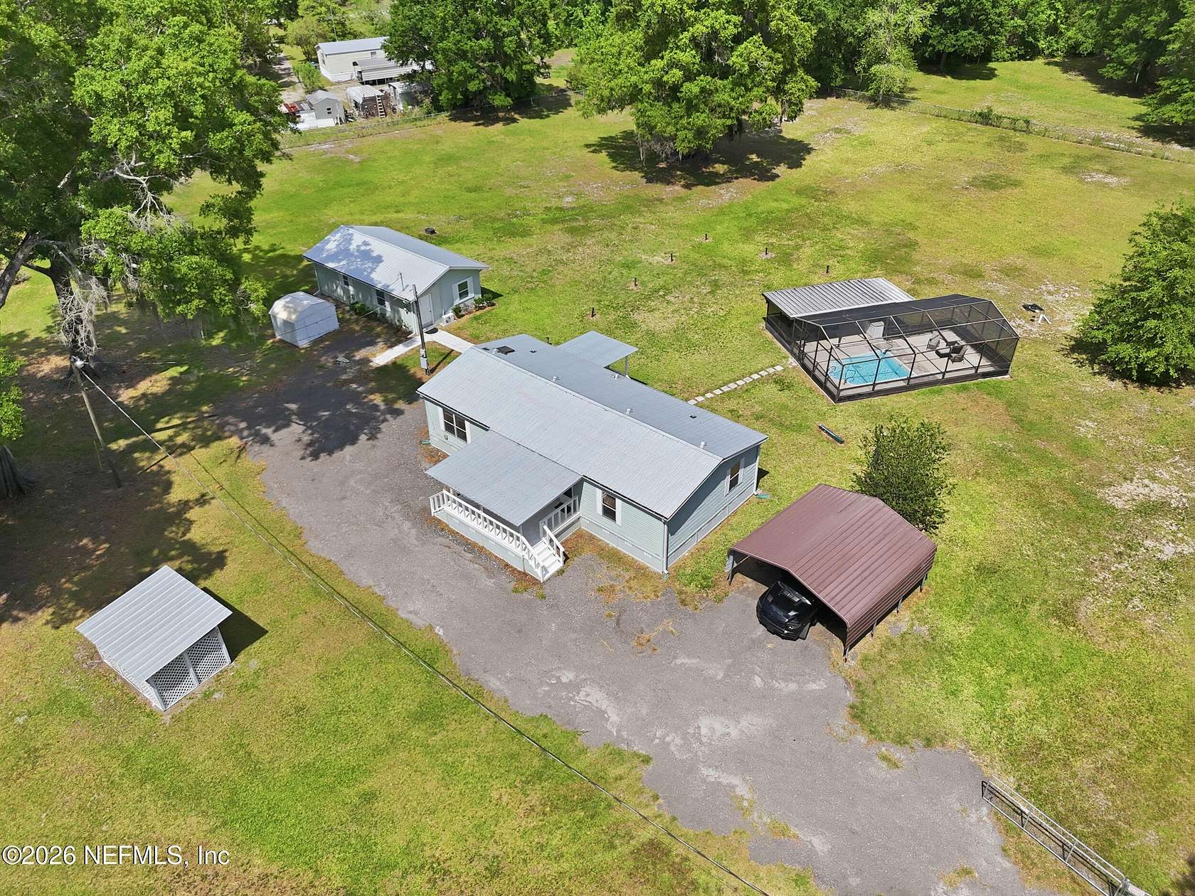 3 Acres of Land with Home for Sale in Green Cove Springs, Florida