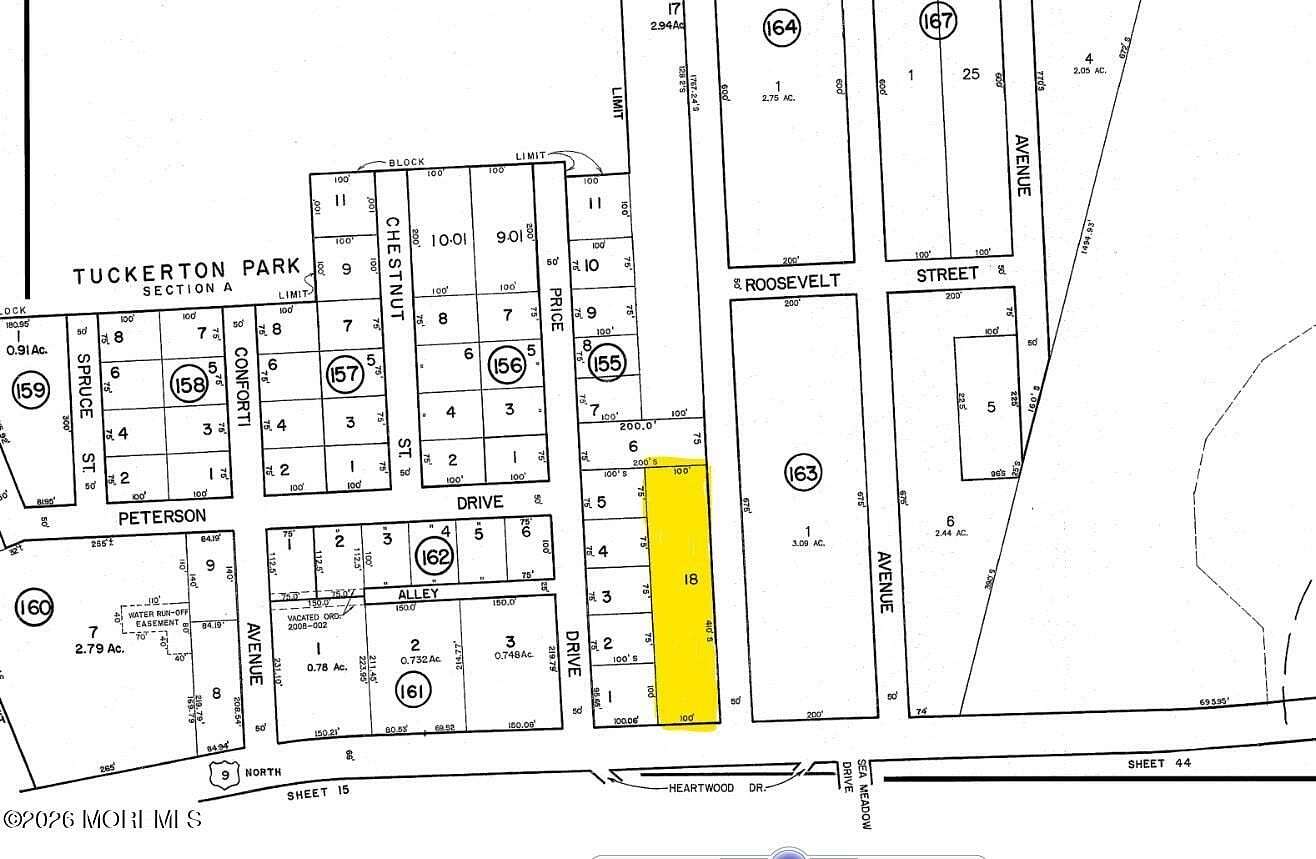 0.92 Acres of Commercial Land for Sale in Little Egg Harbor Township, New Jersey