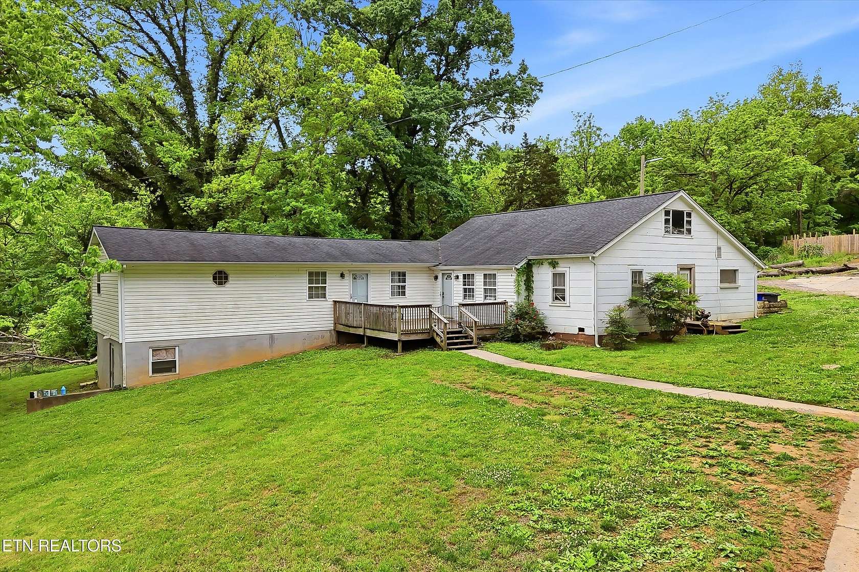 12.5 Acres of Land with Home for Sale in Knoxville, Tennessee