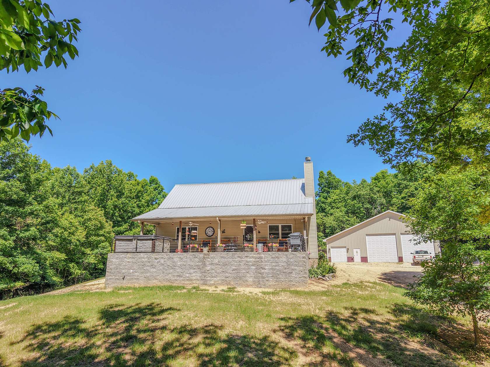 57 Acres of Land with Home for Sale in Waynesboro, Tennessee