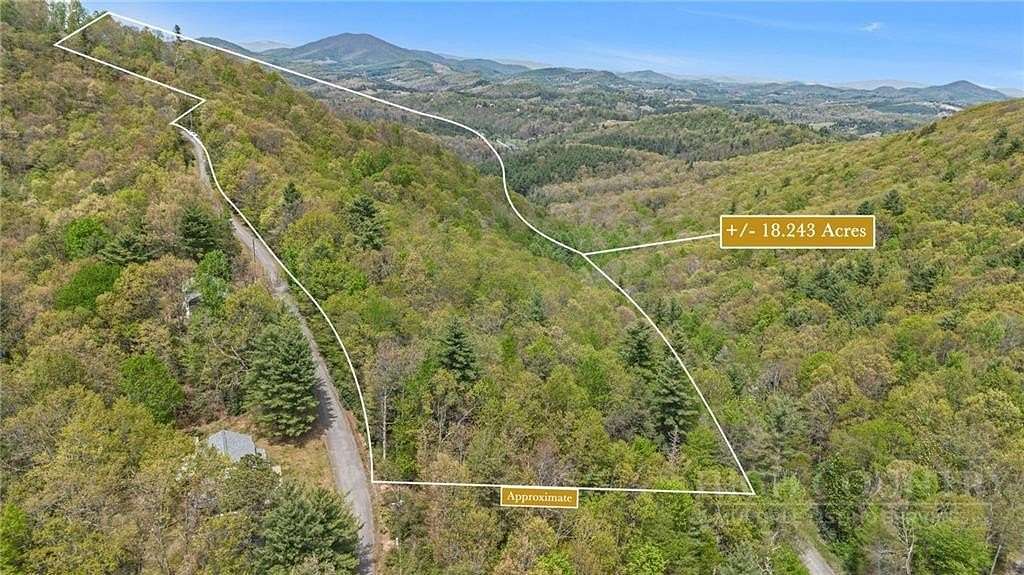 18.2 Acres of Recreational & Residential Land for Sale in West Jefferson, North Carolina