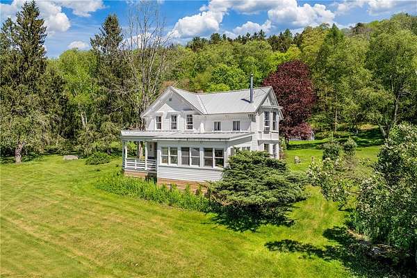 14.3 Acres of Land with Home for Sale in Bovina Center, New York