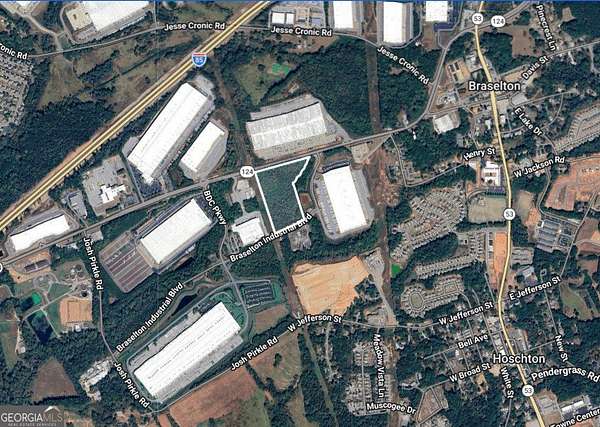 10.1 Acres of Commercial Land for Sale in Braselton, Georgia