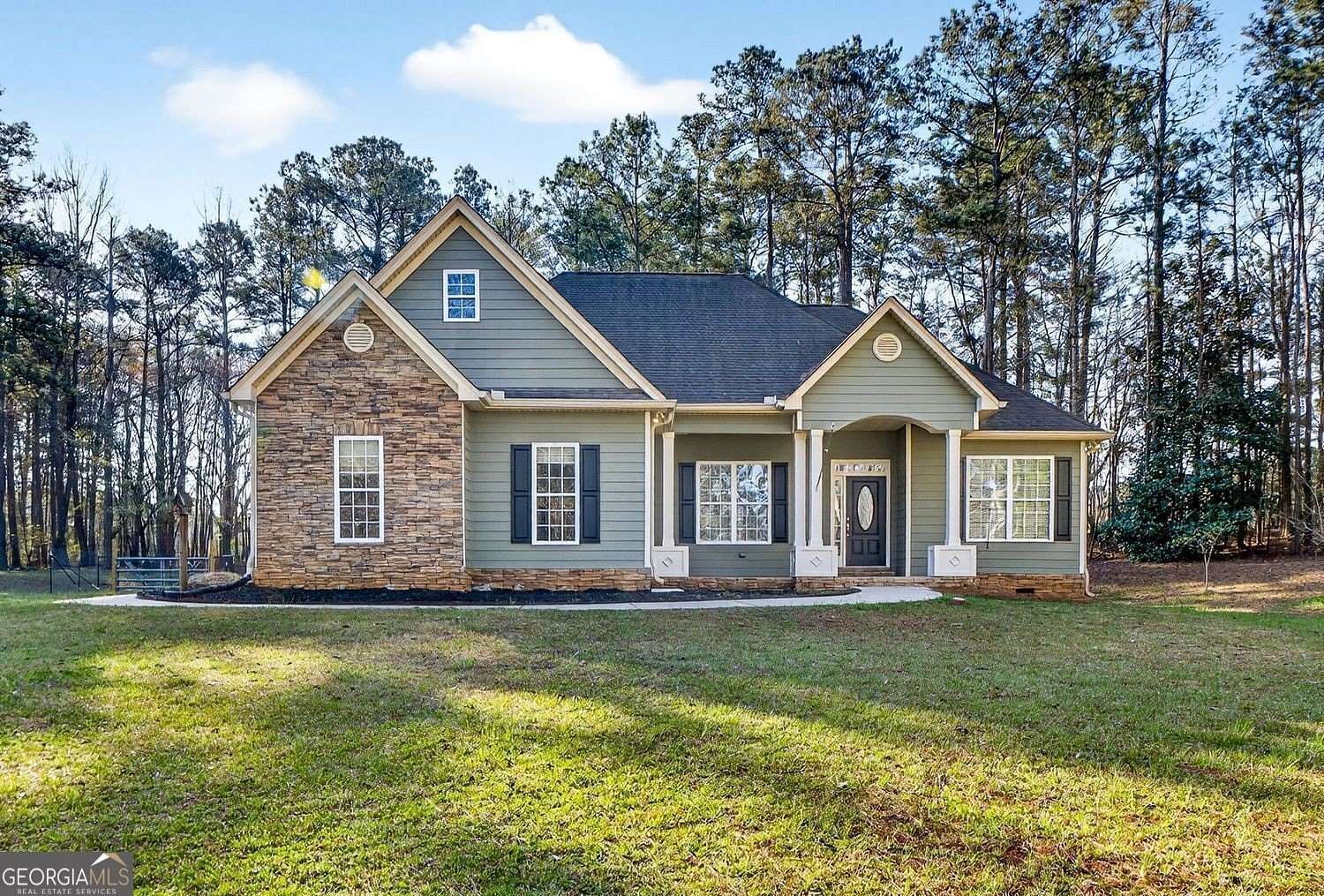 3 Acres of Land with Home for Sale in Jackson, Georgia