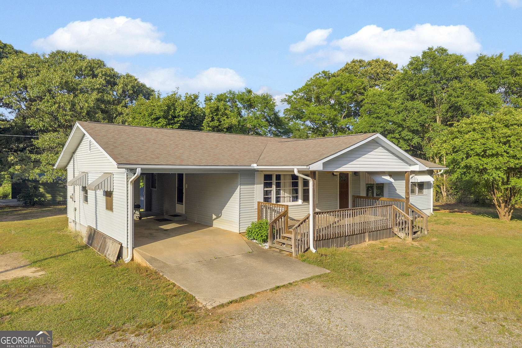 4.46 Acres of Land with Home for Sale in Martin, Georgia