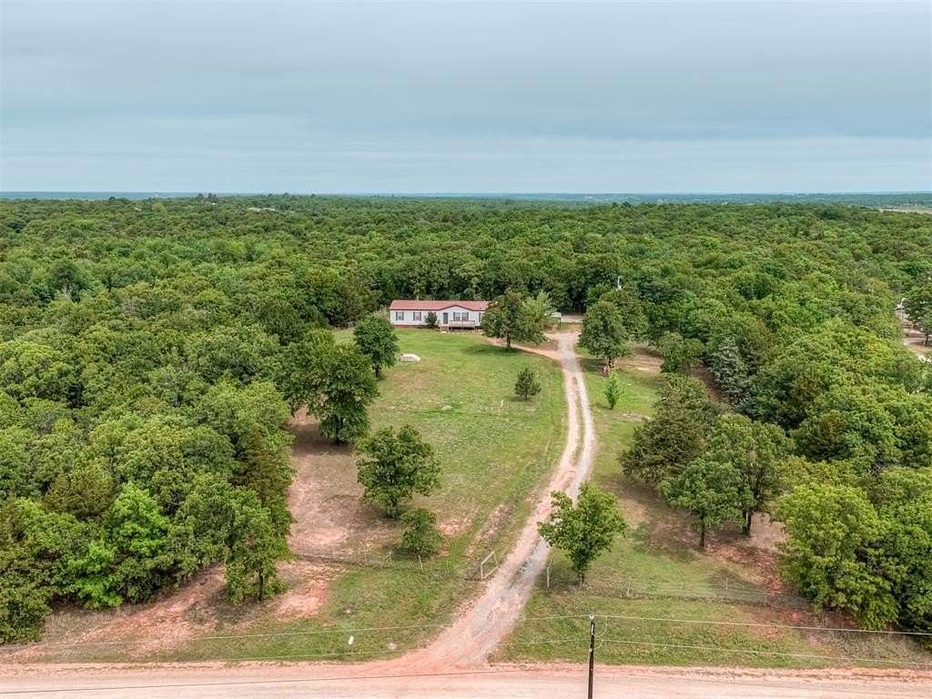 5 Acres of Land with Home for Sale in Wellston, Oklahoma