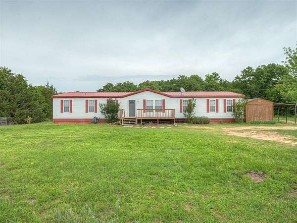 5 Acres of Land with Home for Sale in Wellston, Oklahoma