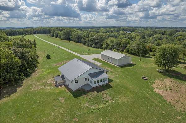 19 Acres of Recreational Land with Home for Sale in Cassville, Missouri