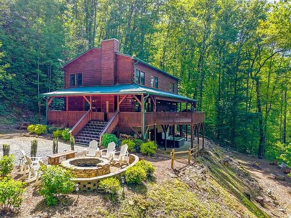 5.43 Acres of Land with Home for Sale in Franklin, North Carolina