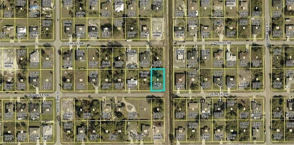 0.25 Acres of Residential Land for Sale in Lehigh Acres, Florida