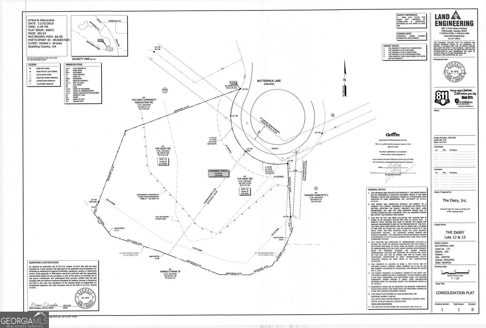 1.2 Acres of Land for Sale in Griffin, Georgia