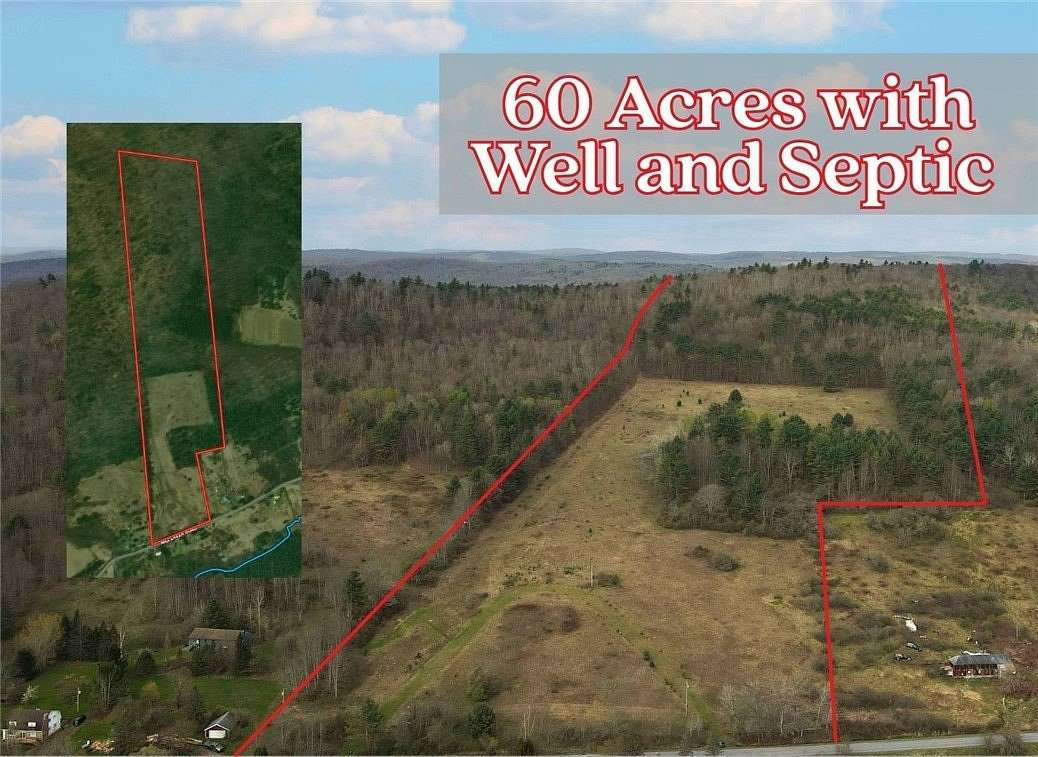 60.4 Acres of Land for Sale in Otego, New York