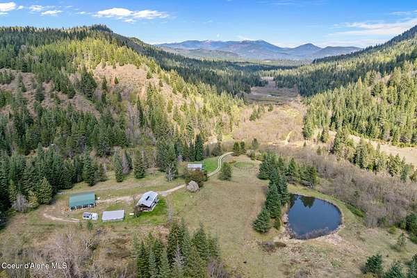 145 Acres of Land with Home for Sale in Priest River, Idaho