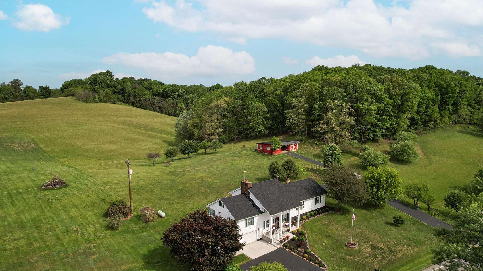 23.9 Acres of Recreational Land with Home for Sale in Wheelersburg, Ohio